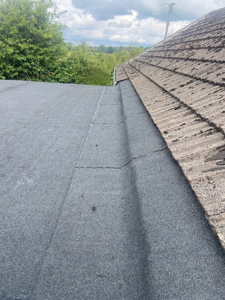 Commercial flat roofing project completed in Mayo